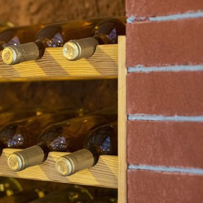 Raft din lemn pentru vin - 12 sticle