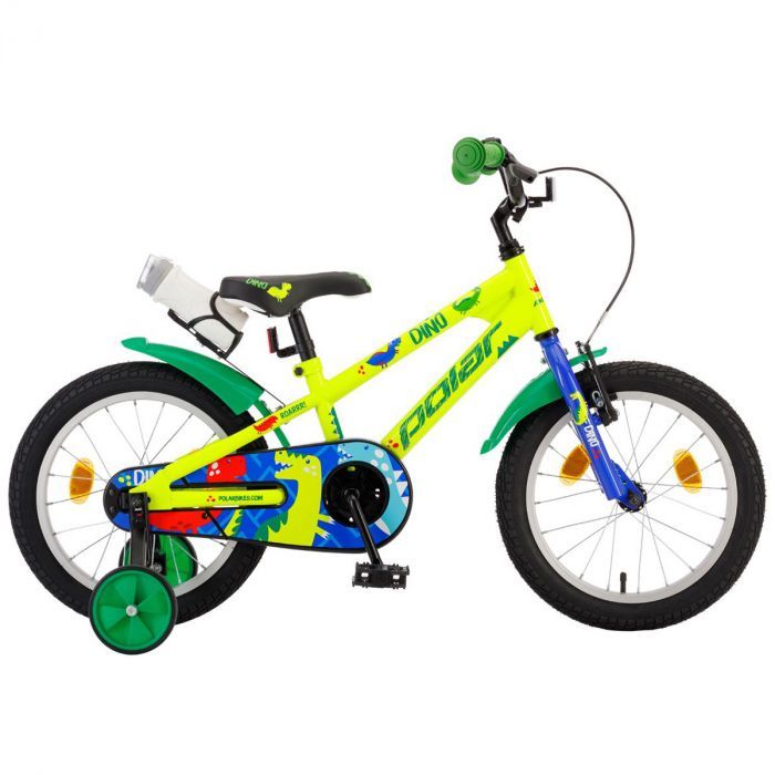 Bicicleta copii Polar dino 14 Inch verde Pb-e142s00200