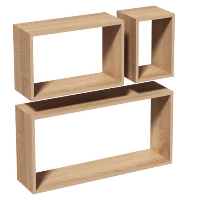 Polite, etajere si console SET de rafturi stejar Sonoma 67913