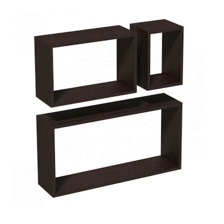 Polite, etajere si console set de rafturi wenge 67914