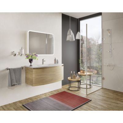 2406/f40 - baza Sole 1 sertar lavoar ceramic cm 100 infoliat Rovere ORO FSC Mix