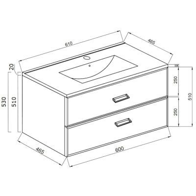 250n - baza susp 2 sert cu inch amortiz AMORTIZ LAV cm 60 Front MDF infoliat alb F00 FSC Mix 250n - baza susp 2 sert cu inch amortiz AMORTIZ LAV cm 60 Front MDF infoliat alb F00 FSC Mix