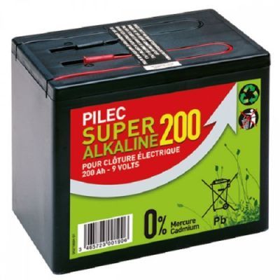 Baterie alcalina 9V 200AH pentru aparate de gard portabile CHAPRON