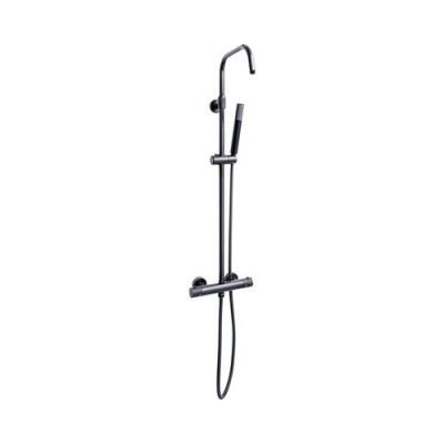Ab100 SET de DUS negru cu baterie termostat Inclus