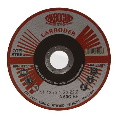 Disc de taiere pentru otel 125X1.5X22.2 F13022