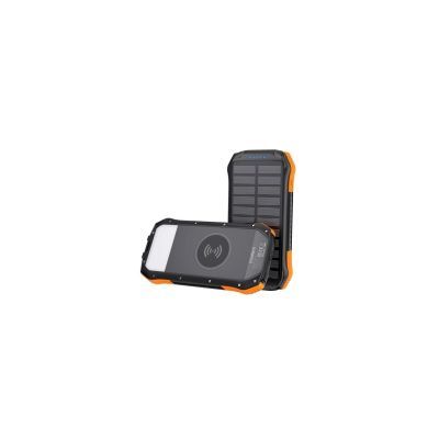Acumulator extern powerbank solar Choetech B659 Qi 5W 10000mAh portocaliu PBANK-10000-B659OE-CHO