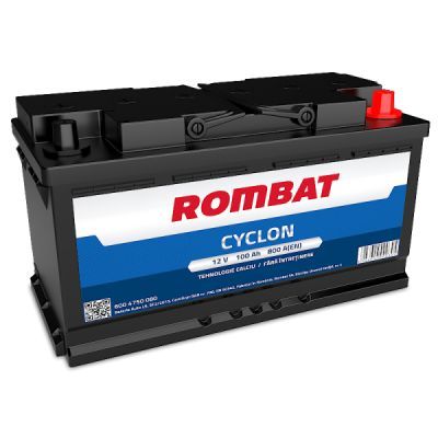 acumulator rombat cyclon 100AH 800A 353X175X190+DR