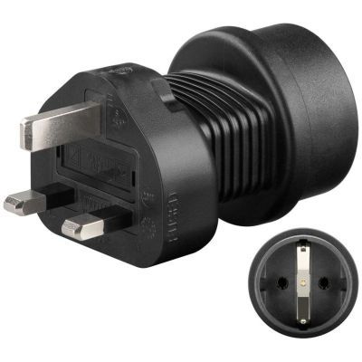 Adaptor pentru calatorii cu pamantare GS-UK AC 02/uk