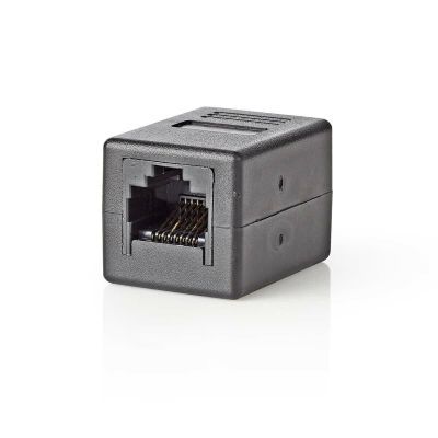 Adaptor retea Cat6 RJ45 (8P8C) mama RJ45(8P8C) mama negru Nedis CCGB89010BK
