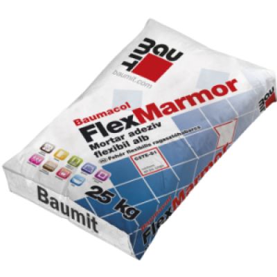 Adeziv baumacol FlexMarmor +10%/27.5kg 00228_10 Adeziv baumacol FlexMarmor +10%/27.5kg 00228_10