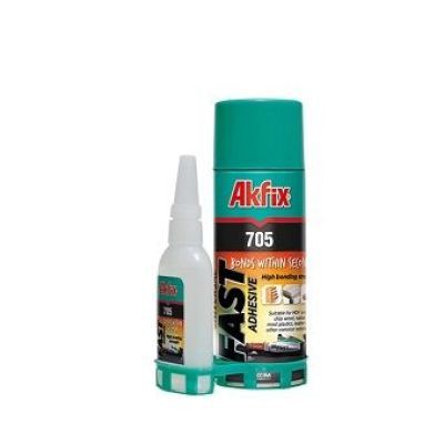 Adeziv ultra rapid bicomponent akfix 705 100gr+400ml GA065B