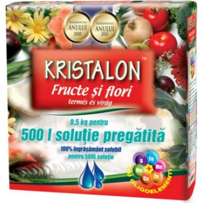 Agro Kristalon fructe si flori 0.5KG Hu/ro