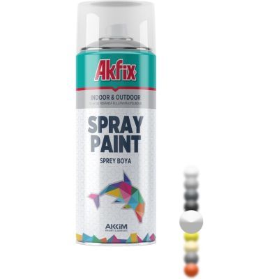 Akfix sopsea spray alb mat RAL9003 400ML GW.380GR SP9003M