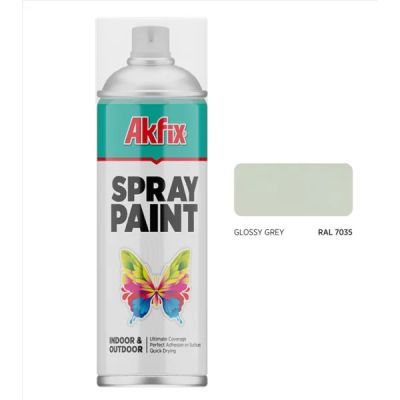 AKFIX VOPSEA SPRAY GRI DESCHIS LUCIOS RAL7035 400ML SP7035G AKFIX VOPSEA SPRAY GRI DESCHIS LUCIOS RAL7035 400ML SP7035G