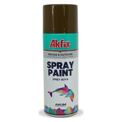 Akfix vopsea spray maro lucios RAL8017 400ml GW.380GR SP8017G
