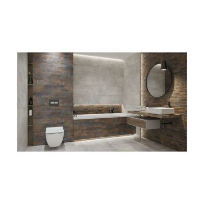 Alchemia KHAKI SCIANA STRUCTURE Rectified 29.8x89.8