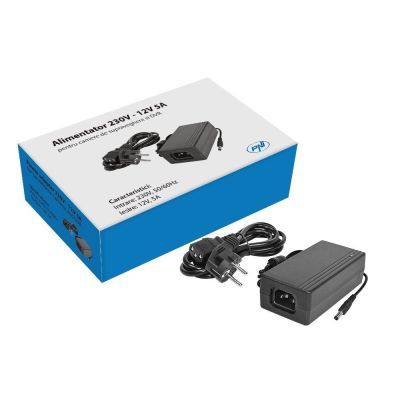 Alimentator 230V-12V 5A pentru camere de supraveghere si dvr PNI-ACCTVALIM
