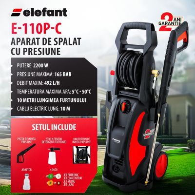 Aparat de spalat cu presiune elefant e-110p-c Aparat de spalat cu presiune elefant e-110p-c