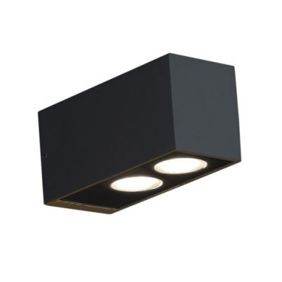 Aplica HUNTER 2, 6W, IP54, 220-240V, negru, aluminiu KL121057