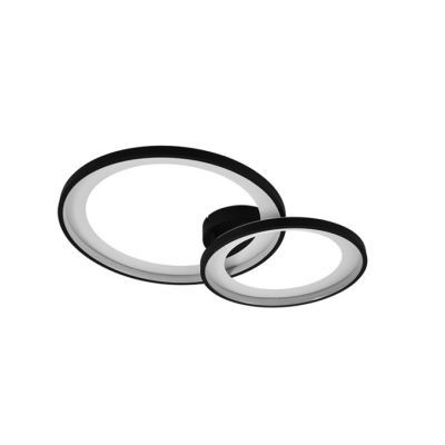 Aplica led bianca 32W 3CCT negru lunus DLD-6002A Aplica led bianca 32W 3CCT negru lunus DLD-6002A