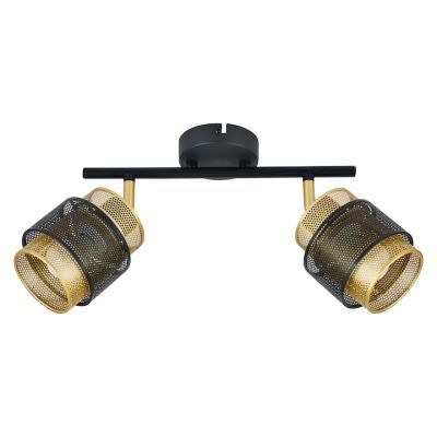 Aplica letitia T2 2XE14 auriu+negru lunus DLD-H8202A Aplica letitia T2 2XE14 auriu+negru lunus DLD-H8202A