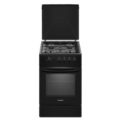 Aragaz Nobeltek 50X55CM plita GAZ cuptor GAZ siguranta plita si cuptor negru NLT 5551n/g1