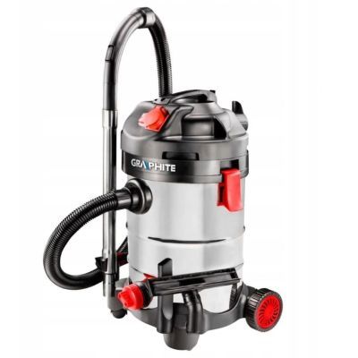Aspirator umed cu Vacuum 1500W Tanc inox 30L 59g607