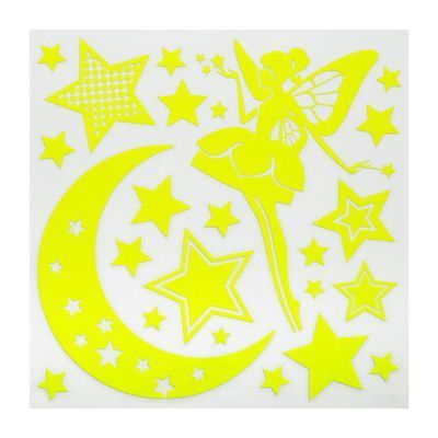 Autocolant de perete fosforescent 25 x 35 cm 150564