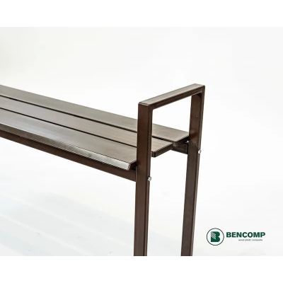 Banca de gradina urban L 1300x l 375 wenge Banca de gradina urban L 1300x l 375 wenge