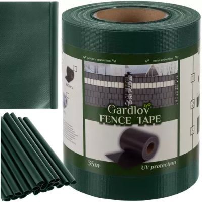 Banda de gard 19cmx35m 450g/m2 verde 23699
