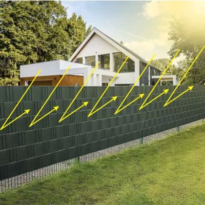 Banda de gard 19cmx35m 450g/m2 verde 23699