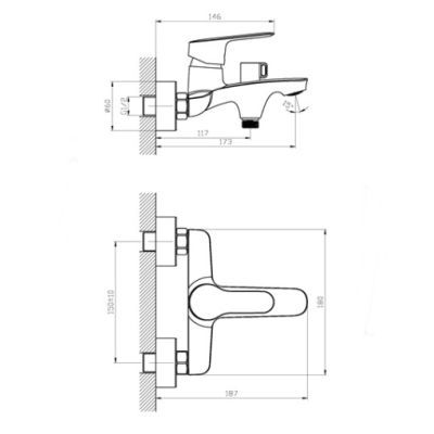 Baterie cada dus S + accesorii jager JR-122.3 S-Acc Baterie cada dus S + accesorii jager JR-122.3 S-Acc