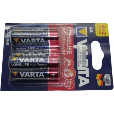Baterie longlife max power AA*6BUC 04706101436