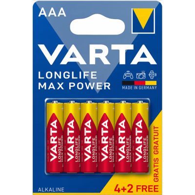 Baterie longlife max power AAA*6BUC 04703101436