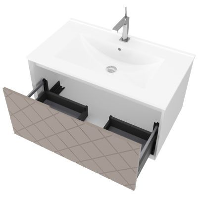 Baza susp 1SERTAR cu inchidere amortiz LAV ceramic 80CM carcasa F10 FS-CAPPUCINO F02 FSC MIX 2700/f02