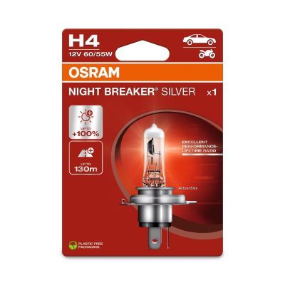 Bec 12V 60/55W H4 P43T NB silver BL1 osram