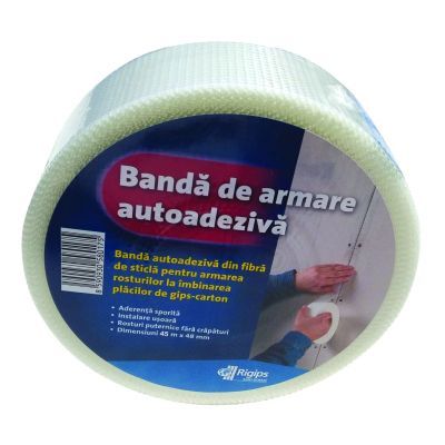 Benzi fixare si reparatie BANDA HARTIE COLT RIGIPS 50MM TECHNOGIPS