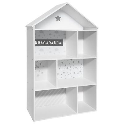 Biblioteca pentru casa cu 7 compartimente gri 158703B