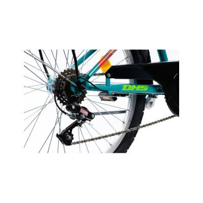 Bicicleta Copii Dhs Terrana 2414 - 24 Inch Turcoaz 22124143588BP