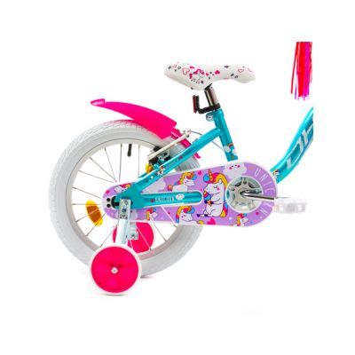 Bicicleta copii DHS Unicorn 16 inch albastru DH162S02254