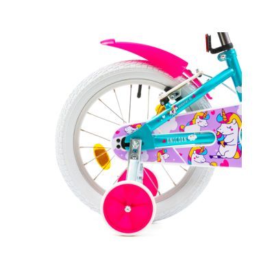 Bicicleta copii DHS Unicorn 16 inch albastru DH162S02254