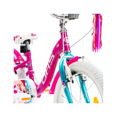 Bicicleta copii DHS Unicorn 18 inch roz/albastru DH182S03254 Bicicleta copii DHS Unicorn 18 inch roz/albastru DH182S03254