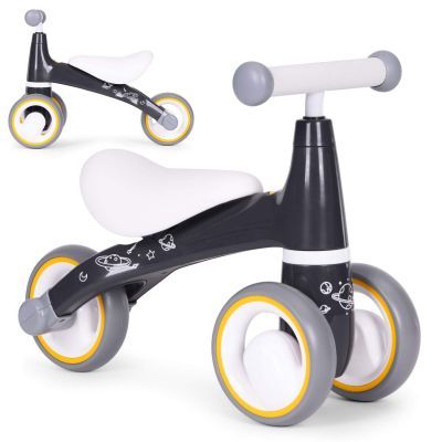 Bicicleta de echilibru pentru copii constructie sigura roata EVA LB1603NEGRU