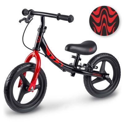 Bicicleta de echilibru Ricokids Fun Adventure pentru copii rosu-negru 760804