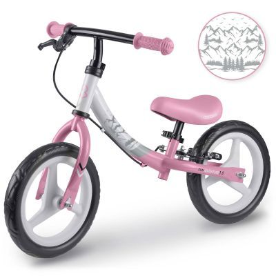 Bicicleta de echilibru Ricokids Fun Adventure pentru copii roz-alb 760803 Bicicleta de echilibru Ricokids Fun Adventure pentru copii roz-alb 760803