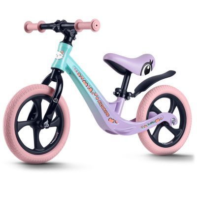 Bicicleta de echilibru Ricokids FUNNU pentru copii menta-roz 760504