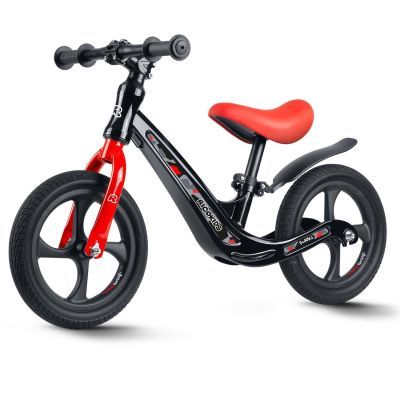 Bicicleta de echilibru Ricokids FUNNU pentru copii negru-rosu 760501