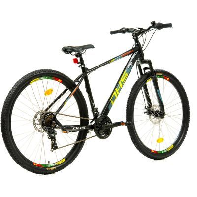 Bicicleta Mtb Dhs 29005 negru cu sticker gri 483mm 2NG29005AJO8BP