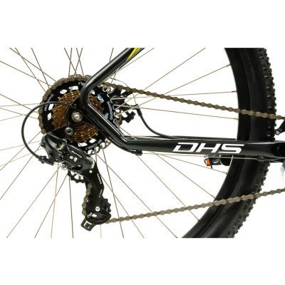 Bicicleta Mtb Dhs 29005 negru cu sticker gri 483mm 2NG29005AJO8BP