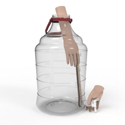 Bidon de 25 L cu maner si robinet 644226